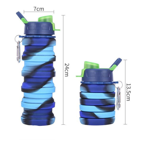 Leakproof Foldable Silicone Water Bottles