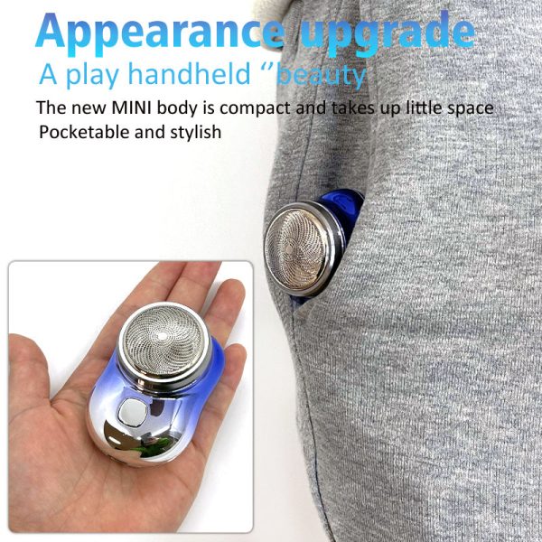 Mini Portable Rechargeable Usb Electric Shaver Wet & Dry Painless