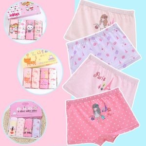 Girls Double Bottom Crotch Cutegirl Underwear Boxer