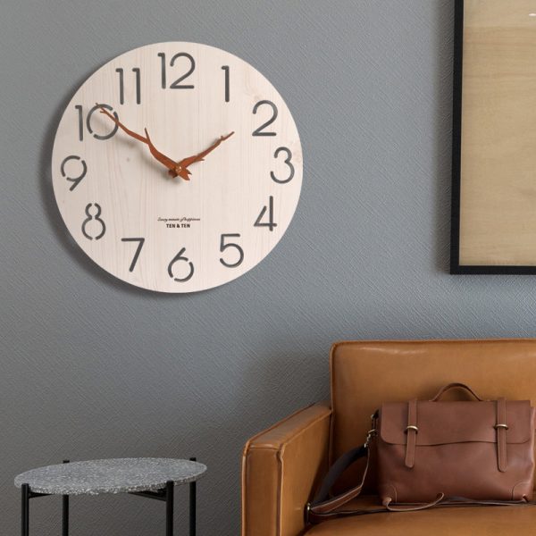 Modern Minimalist Creative Wooden Wall Clock