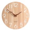 Modern Minimalist Creative Wooden Wall Clock