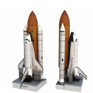 Space Shuttle 3D Paper Model Diy Decoration Toy