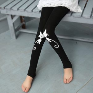 Girls' Cotton Stretch Leggings