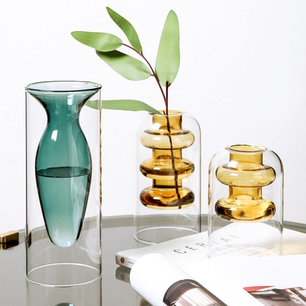 Transparent Glass Vase