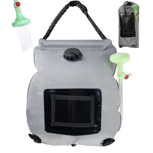 Portable Outdoor Camping Solar Bath Storage Bag 20L