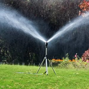 Stainless Steel Rotary Irrigation Tripod Telescopic Support Sprinkler