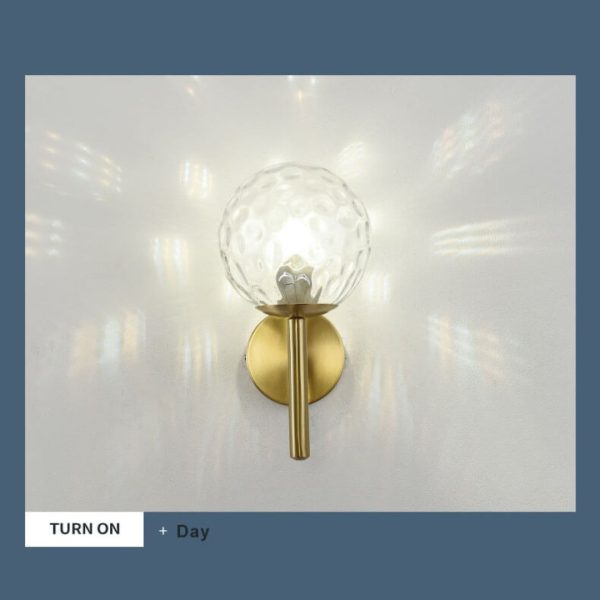 Glowbulb - Modern Glass Globe Wall Lamp