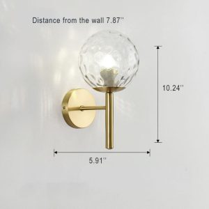 Glowbulb - Modern Glass Globe Wall Lamp