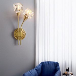 Floraluxe - Modern Flower-Shaped Wall Lamp With Two Lights