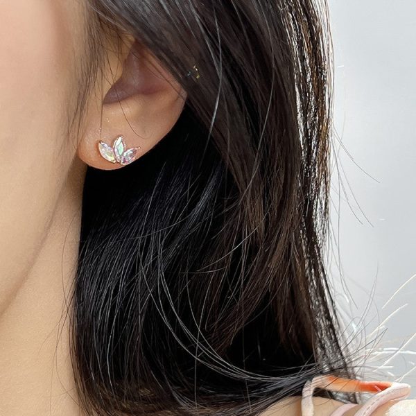 Minimalist Colored Zircon Earrings