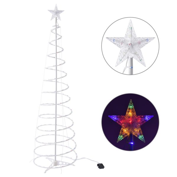 Led Spiral Christmas Tree Indoor And Outdoor Decoration Lights