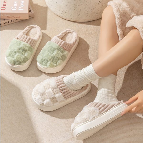 Soft Sole Thick Non-Slip Warm Slippers