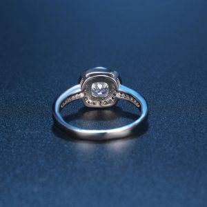 Silver Plated Zircon Ring