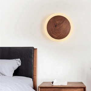 Nordic Walnut Led Wall Light