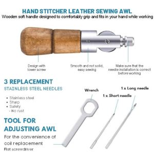 Leathercraft Sewing Stitches Picking Needle Tools