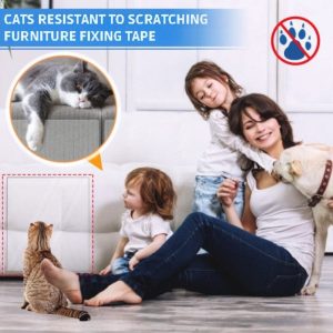 Cats Scratch Resistant Furniture Protection Tape(2 Sheets And 10 Nails)