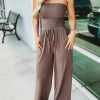 Strapless Waist Jumpsuit