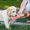 Pet Water Bottle Feeder Bowl With Garbage Bag Storage