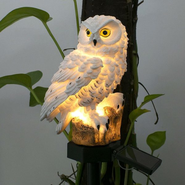 Owl Led Lamp Outdoor Solar Garden Light