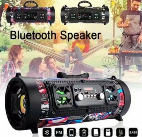 High-Power Portable Waterproof Wireless Bluetooth Speaker