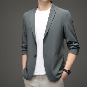 Men'S Summer Lightweight Fashion Blazer