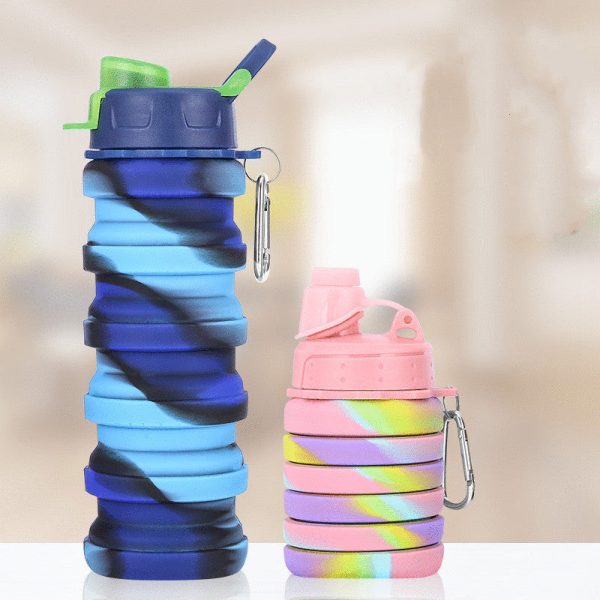 Leakproof Foldable Silicone Water Bottles