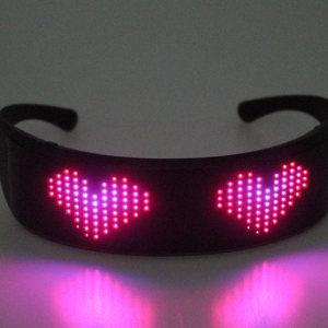 Led Display Glasses For Dj Music Party