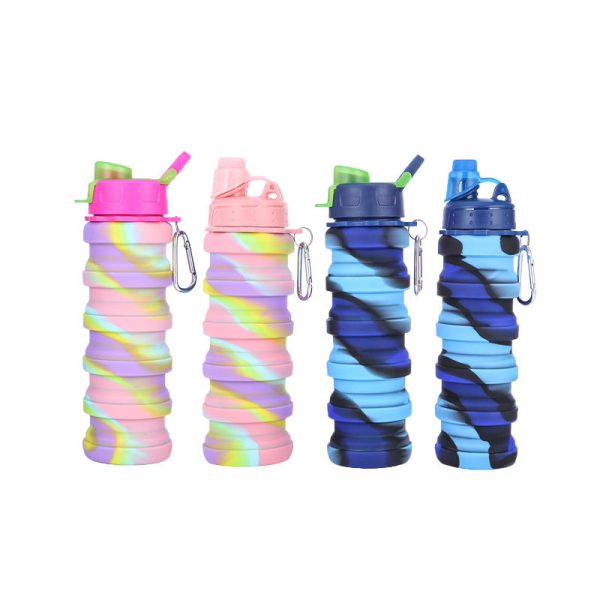 Leakproof Foldable Silicone Water Bottles