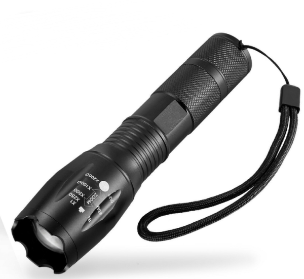 Portable Mini Flashlight Led Zoom Torch Zoomable Flashlight Torch Light