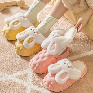 Fuzzy Women Detachable Washable Slippers