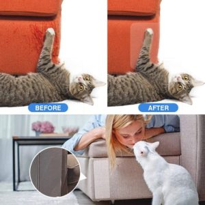 Cats Scratch Resistant Furniture Protection Tape(2 Sheets And 10 Nails)