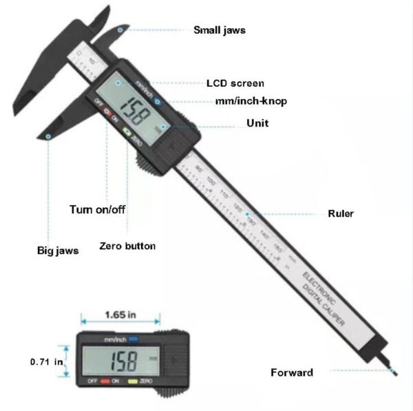 Digital Electronic Caliper Ruler