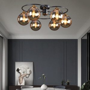 Valentina Vintage Round Led Ceiling Lamp