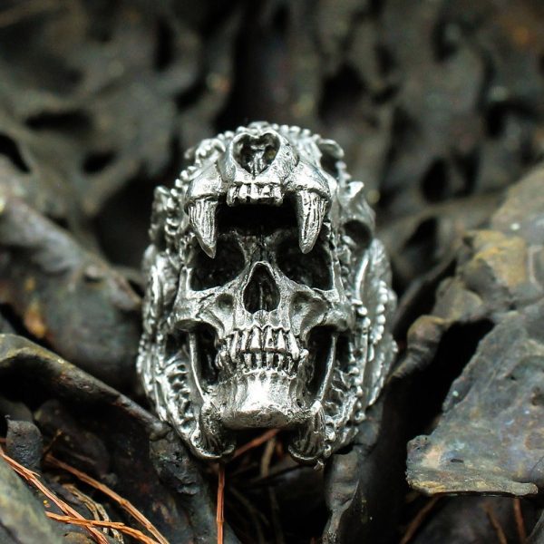 Skull Retro Devil Skull Ring