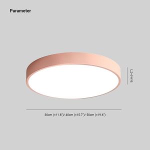 Morandi Modern Round Led Ceiling Lamp