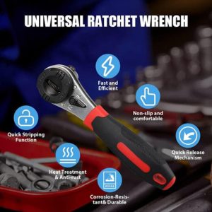 Adjustable Ratchet Wrench - Fits All