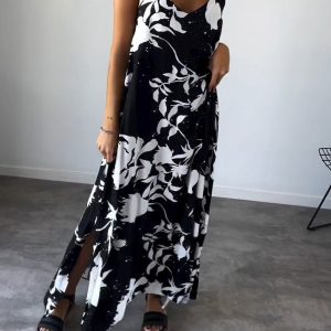 Women'S Flared Dress With Print