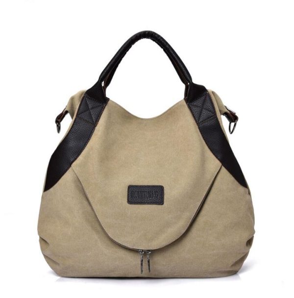 Minimalist Retro Vintage Canvas Handbag