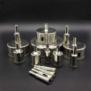 Diamond Drill Bit Set - For Glass, Marble, Granite, Stone