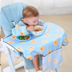 Long-Sleeved Apron Dining Chair Bib Overalls