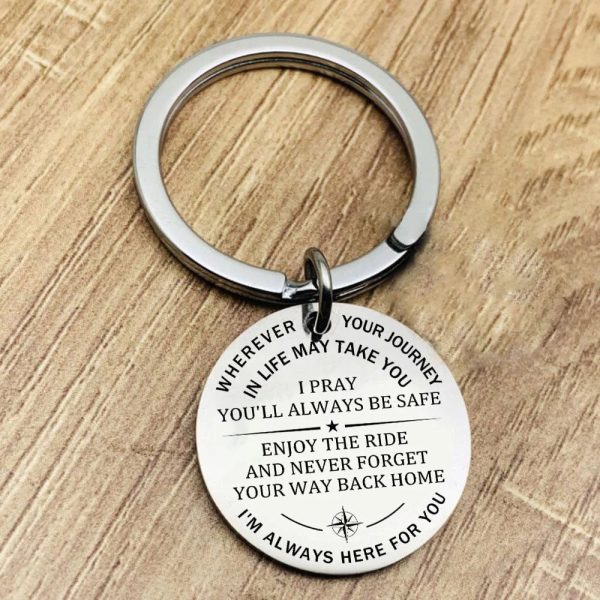 I Pray You'Ll Always Be Safe Keychain