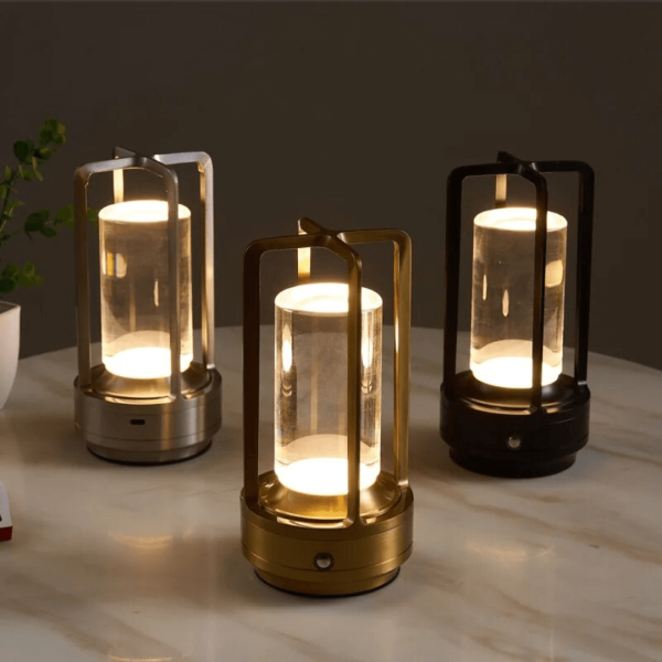 Crystal Lantern Table Lamp - Make It Cozy In A Unique Way!