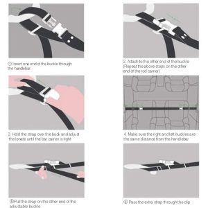 Straps For Rod Holder For Vehicles