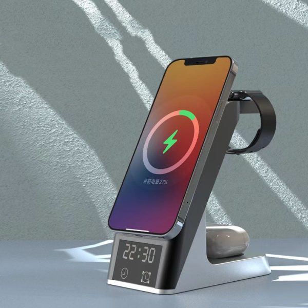 Minimalist Multifunctional Wireless 3-In-1 Charger