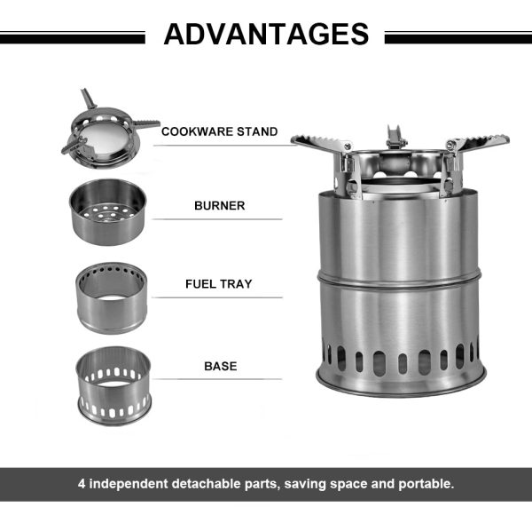 Portable Outdoor Barbecue Stove