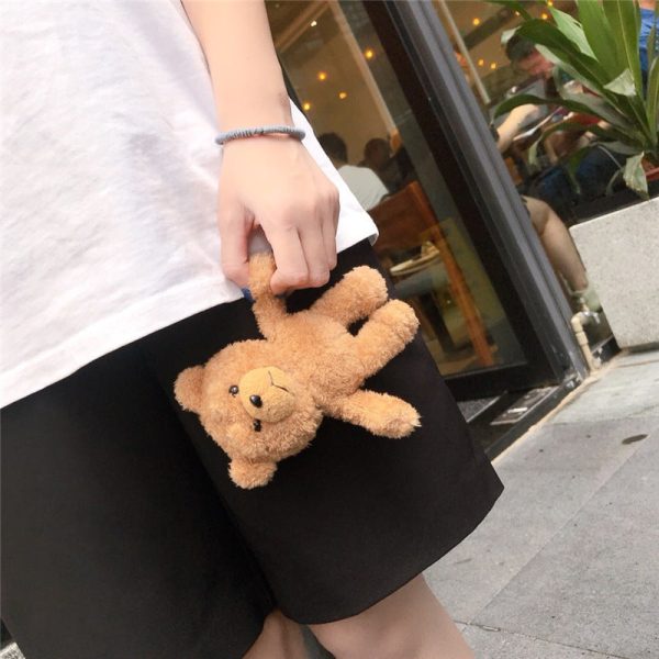 Plush Teddybear Airpod Holder