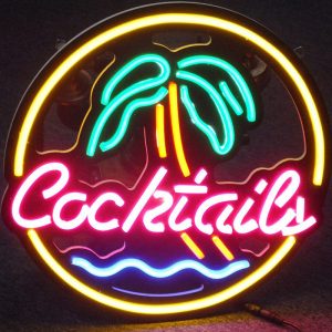 Led Interior Decoration, Cocktails Neon