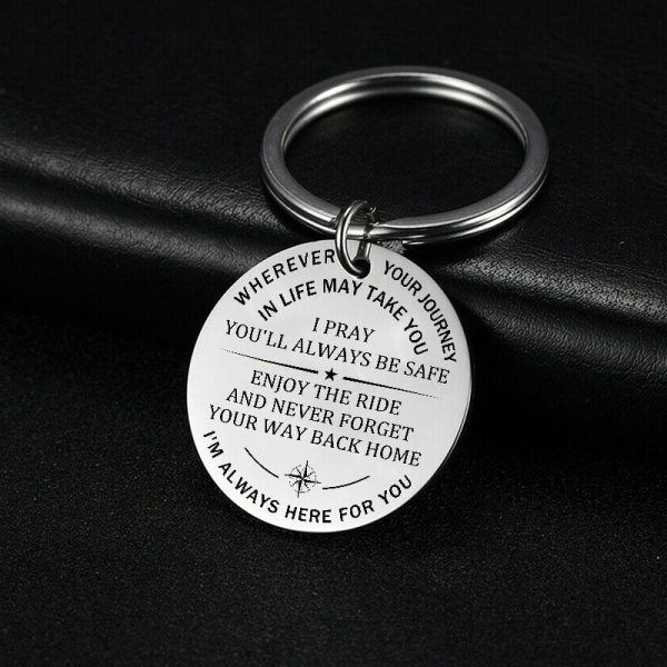 I Pray You'Ll Always Be Safe Keychain