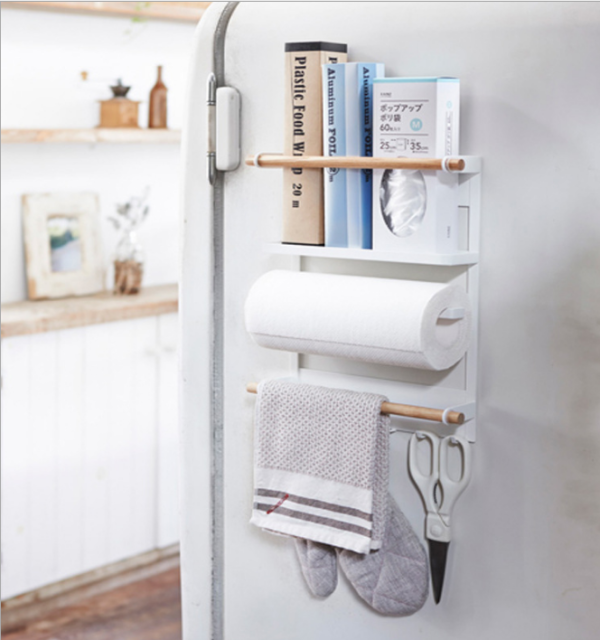 Refrigerator Rack Side Hanging Magnet Shelf