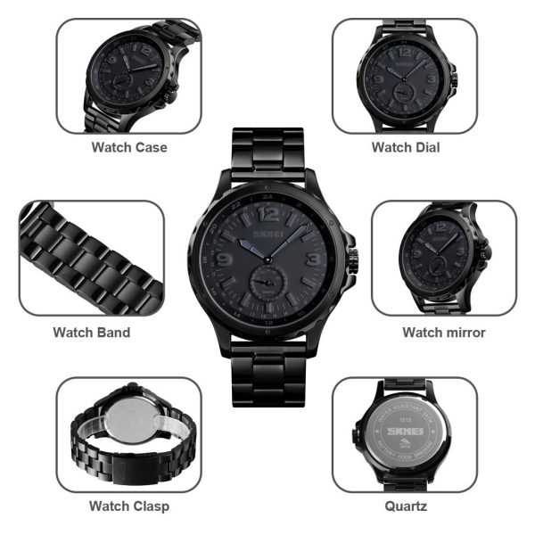 Steel Belt Waterproof Quartz Watch